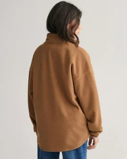 Gant Teen Shield Fleece Jacket Cocoa Brown
