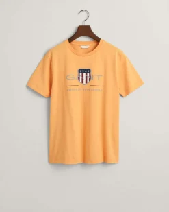 Gant Teens Archive Shield T-shirt Coral Apricot
