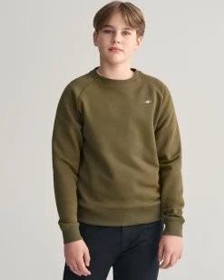 Gant Teens Shield Sweatshirt Juniper Green