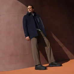 Geoxx Monreale Long Coat Sky Captain