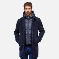 Geoxx Monreale Long Coat Sky Captain