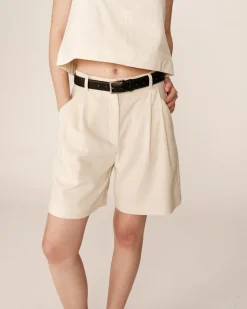 Grace & Mila Bermuda Ecru Pastel Shorts