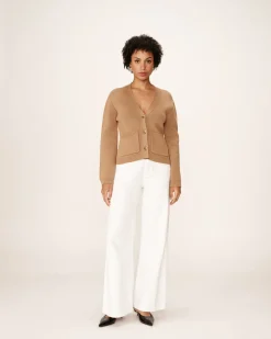 Grace & Mila Cardigan Camel Paolino