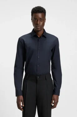 Hugo Kenno Slim Fit Shirt Dark Blue