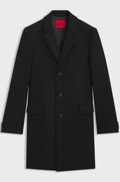 Hugo Migor 2541 Wool Coat Black