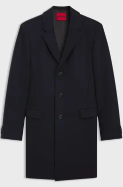 Hugo Migor 2541 Wool Coat Dark Blue