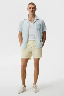 J.Lindeberg Banks Solid Swim Trunks Pear Sorbet
