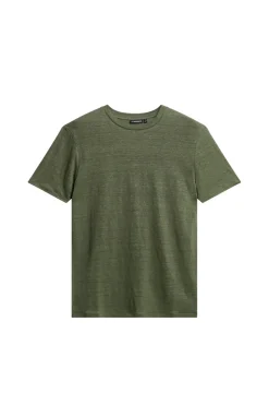 J.Lindeberg Coma Linen Tee Olivine