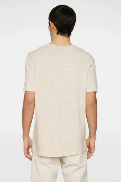 J.Lindeberg Coma Linen Tee Moonbeam