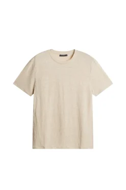 J.Lindeberg Coma Linen Tee Moonbeam