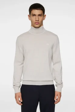 J.Lindeberg Kaden Merino Turtle Neck Moonbeam