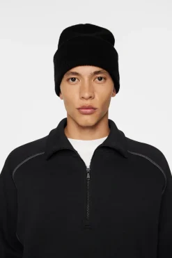 J.Lindeberg Monti Cashmere Blend Beanie Black
