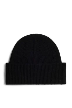 J.Lindeberg Monti Cashmere Blend Beanie Black