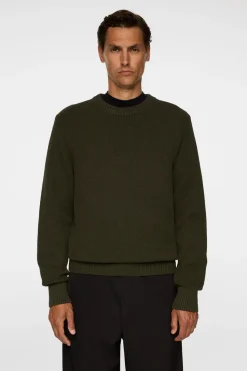 J.Lindeberg Oliver Structure Sweater Forest Green