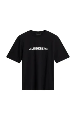 J.Lindeberg Parcy Logo Tee Black