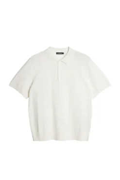 J.Lindeberg Reymond Solid Stripe Polo White
