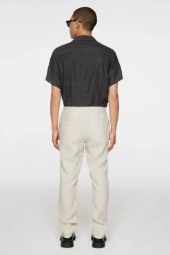 J.Lindeberg Soren Drape Linen Pants Moonbeam