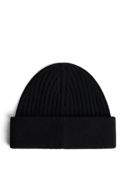J.lindeebrg Jive Wool Beanie Black