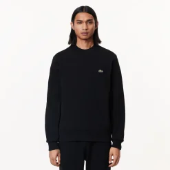 Lacoste Brushed Jogger Sweatshirt Black
