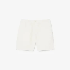 Lacoste Lightweight Textured Shorts White