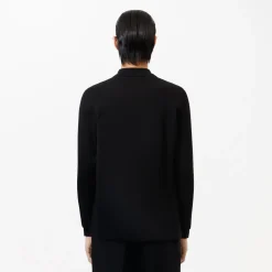 Lacoste Original L.12.12 Long Sleeve Cotton Polo Shirt Black