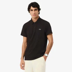 Lacoste Regular Fit Cotton Blend Polo Shirt Brown