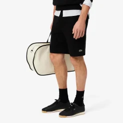 Lacoste Regular Fit Fleece Shorts Black