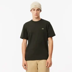Lacoste Tee Shirt Dark Khaki Green