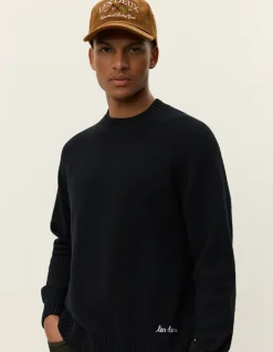 Les Deux Brad Roundneck Knit Black