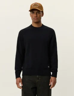 Les Deux Brad Roundneck Knit Black