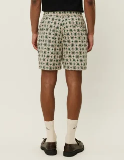 Les Deux Otto AOP Tapestry Shorts Ivory