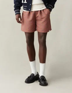 Les Deux Stan AOP Swim Shorts Terracotta/Pineapple