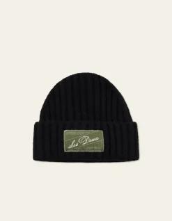 Les Deux Wells Wool Beanie Black
