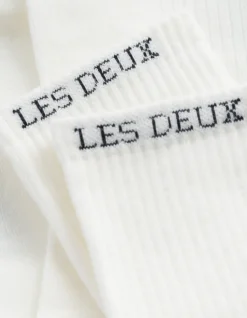Les Deux Wilfred 2-Pack Socks White/Black
