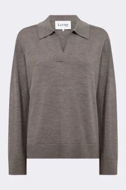 Levete Room ISMAILA 9 Pullover Light Brown
