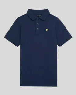 Lyle & Scott Boys Cotton Polo Shirt Navy