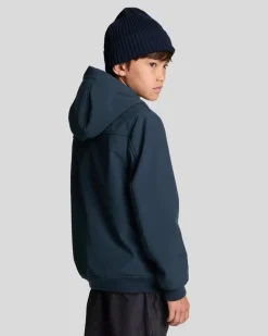Lyle & Scott Boys Softshell Hooded Jacket Dark Navy