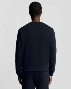 Lyle & Scott Cotton Crew Neck Sweatshirt Dark Navy