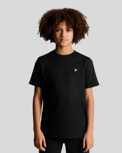 Lyle & Scott Kids Plain T-Shirt Jet Black