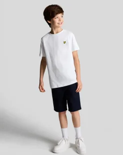Lyle & Scott Kids Plain T-Shirt White