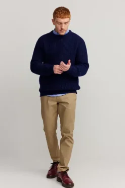 Makia Helm Knit Dark Navy