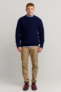 Makia Helm Knit Dark Navy