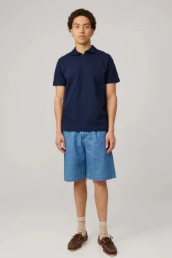 Makia Polo T-Shirt Dark Navy