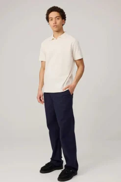 Makia Polo T-Shirt Natural White