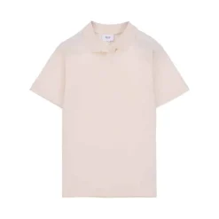 Makia Polo T-Shirt Natural White