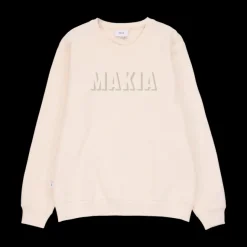 Makia Shadow Sweatshirt Natural White
