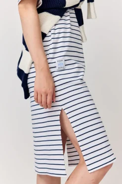 Makia Woman Helsingholm Dress White/Navy