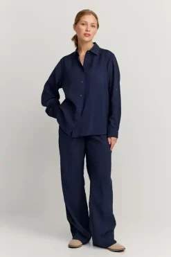 Makia Woman Hilda Shirt Dark Navy