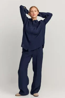 Makia Woman Hilda Shirt Dark Navy