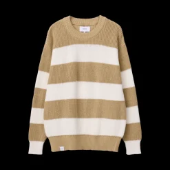 Makia Woman Rimini Knit  Beige/White